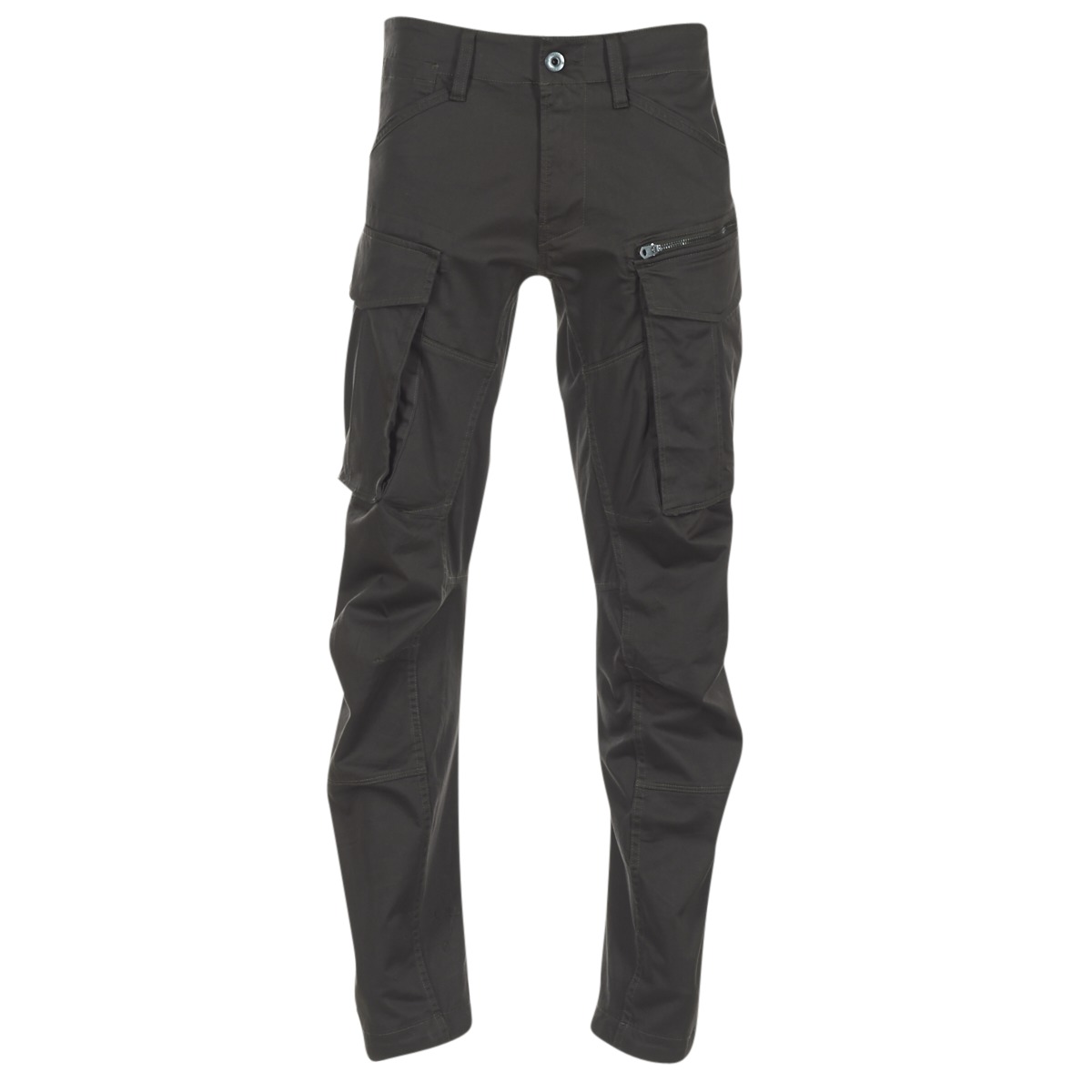 g-star raw  rovic zip 3d tapered  men's trousers in grey