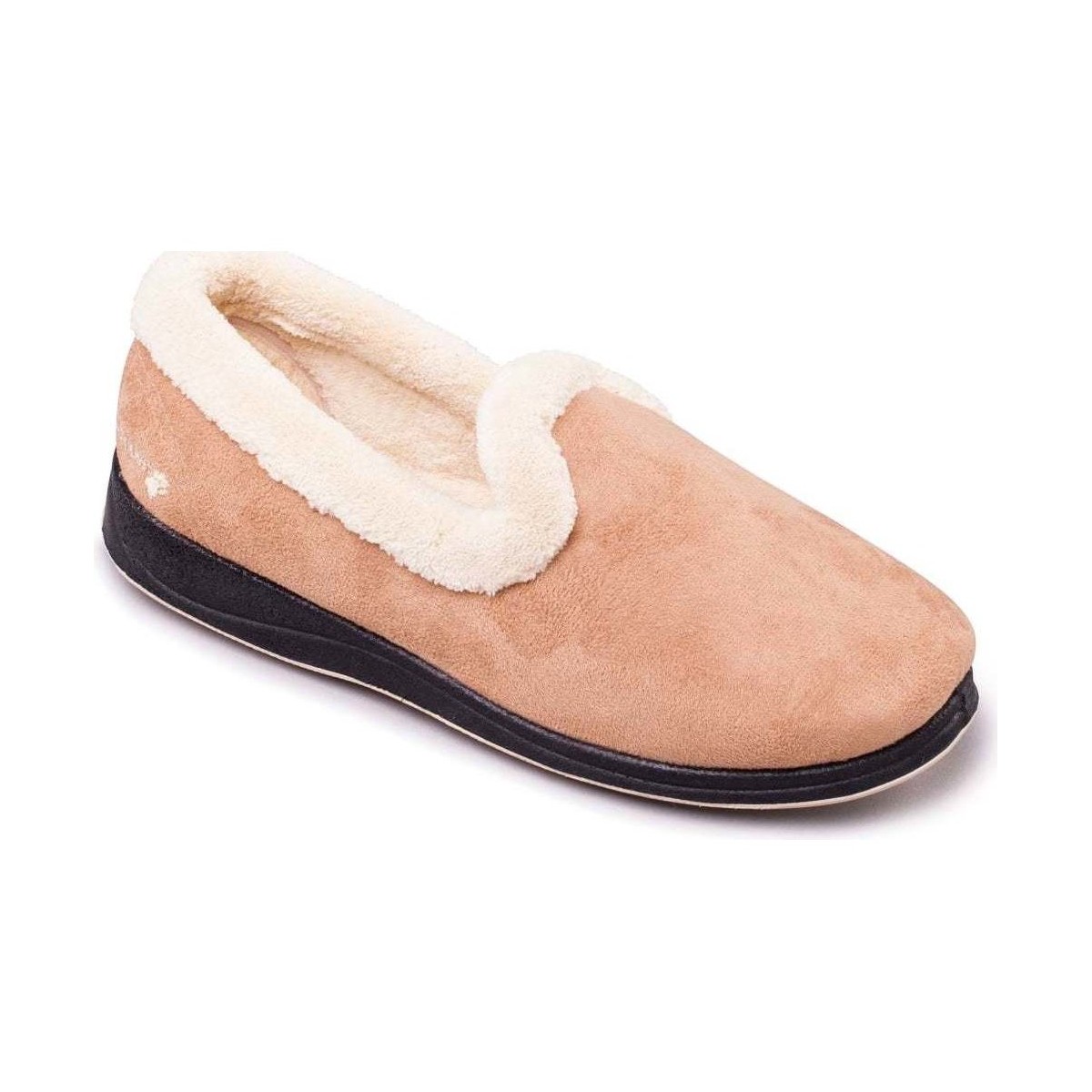 Shoes Women Slippers Padders Repose Womens Fully Lined Slippers Beige
