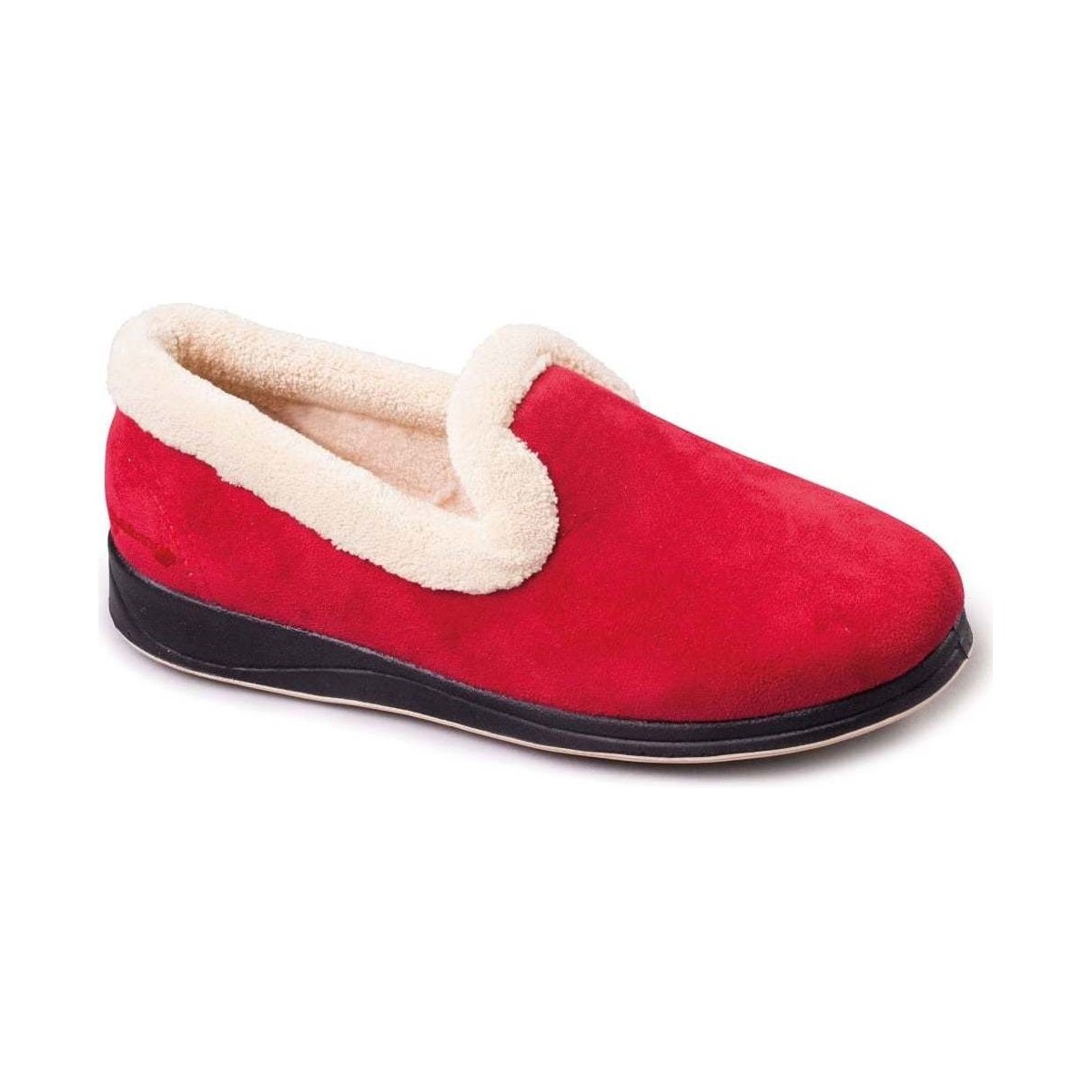 Shoes Women Slippers Padders Repose Womens Fully Lined Slippers Red