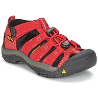 Shoes Children Outdoor sandals Keen KIDS NEWPORT H2 Red / Grey