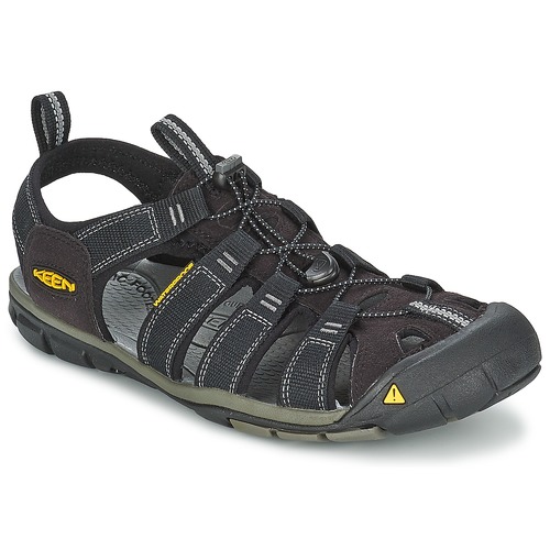 Shoes Men Outdoor sandals Keen MEN CLEARWATER CNX Black / Grey