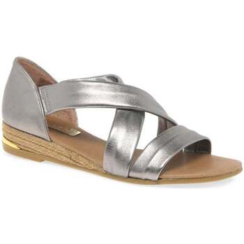 Shoes Women Sandals Pinaz Zara Ladies Espadrilles Silver