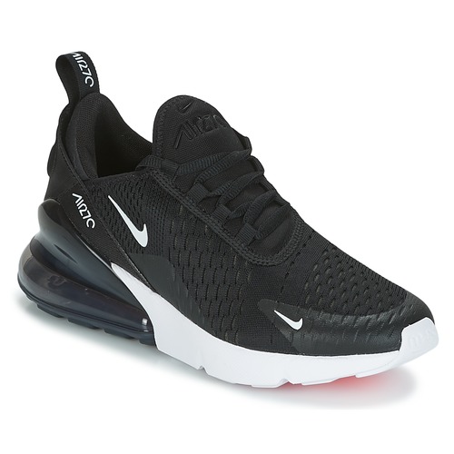 black and white nike junior trainers