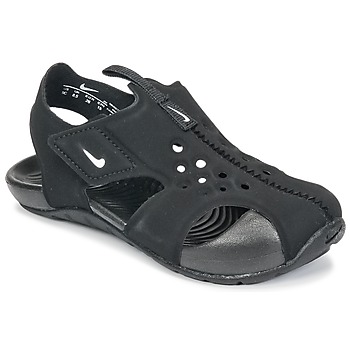 Shoes Children Sliders Nike SUNRAY PROTECT 2 TODDLER Black / White