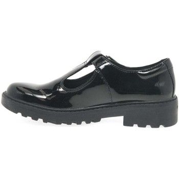 Geox Junior Casey T-Bar Senior Girls Shoes Black