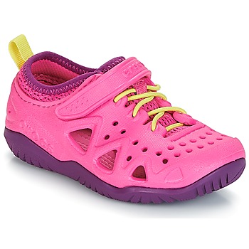 Shoes Girl Water shoes Crocs SWIFTWATER PLAY SHOE K Pink