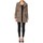 Clothing Women Coats De La Creme Wool Belted Winter Coat Brown
