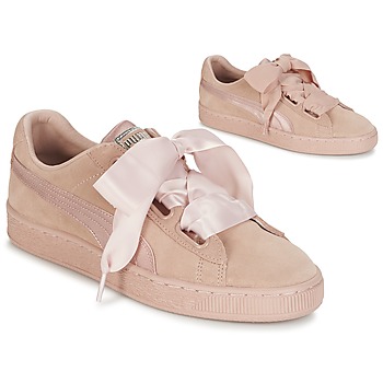 Shoes Women Low top trainers Puma W SUEDE HEART EP Pink