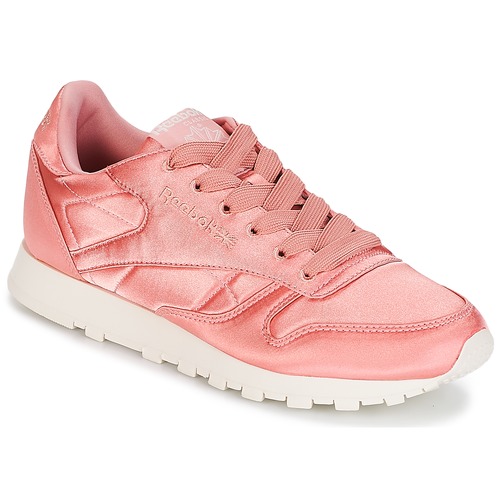 Shoes Women Low top trainers Reebok Classic CLASSIC LEATHER SATIN Pink