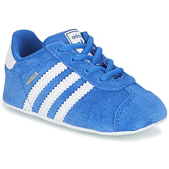 adidas  GAZELLE CRIB  girls's Children's Shoes (Trainers) in Blue