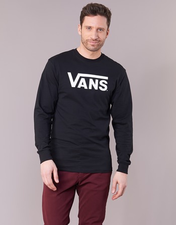 Clothing Men Long sleeved tee-shirts Vans VANS CLASSIC Black