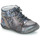 Shoes Girl Mid boots GBB ROSEMARIE Grey / Blue