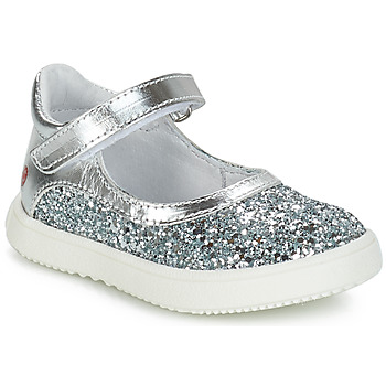 GBB  SAKURA  girls's Children's Shoes (Pumps / Ballerinas) in Silver. Sizes available:3.5 toddler,4.5 toddler