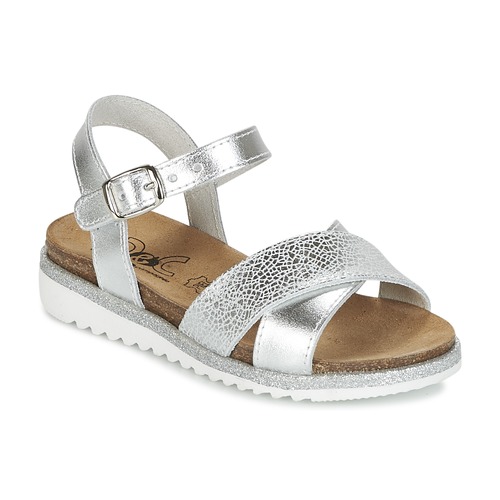 Shoes Girl Sandals Citrouille et Compagnie GAUFRETTE Silver