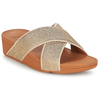 FitFlop  CRYSTAL II SLIDE SANDALS  women's Mules / Casual Shoes in Gold