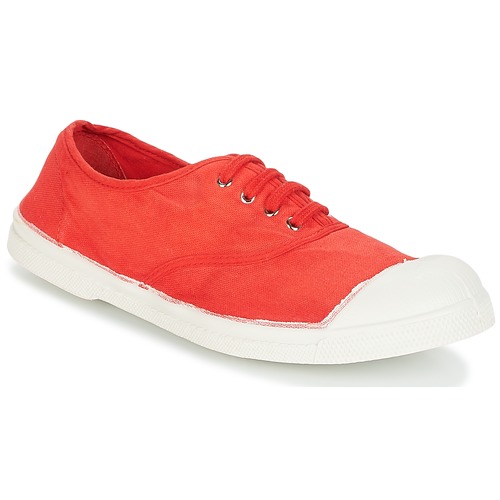 Shoes Women Low top trainers Bensimon TENNIS LACET Red