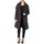 Clothing Women Coats De La Creme Winter Wool Cashmere Wrap Coat with Large Collar Grey
