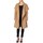 Clothing Women Coats De La Creme Winter Wool Cashmere Wrap Coat with Large Collar BEIGE