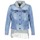 Clothing Women Denim jackets Maison Scotch XAOUDE Blue / Clear / Grey