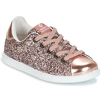 Shoes Girl Low top trainers Victoria DEPORTIVO GLITTER KID Pink