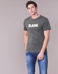 Clothing Men Short-sleeved t-shirts G-Star Raw HOLORN R T S/S Grey