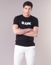 Clothing Men Short-sleeved t-shirts G-Star Raw HOLORN R T S/S Black