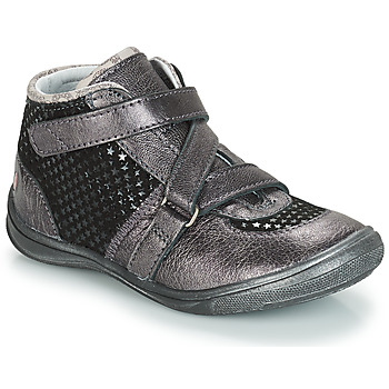 Shoes Girl Mid boots GBB RIQUETTE Grey / Black
