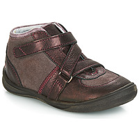 Shoes Girl Mid boots GBB RIQUETTE Brown / Bronze