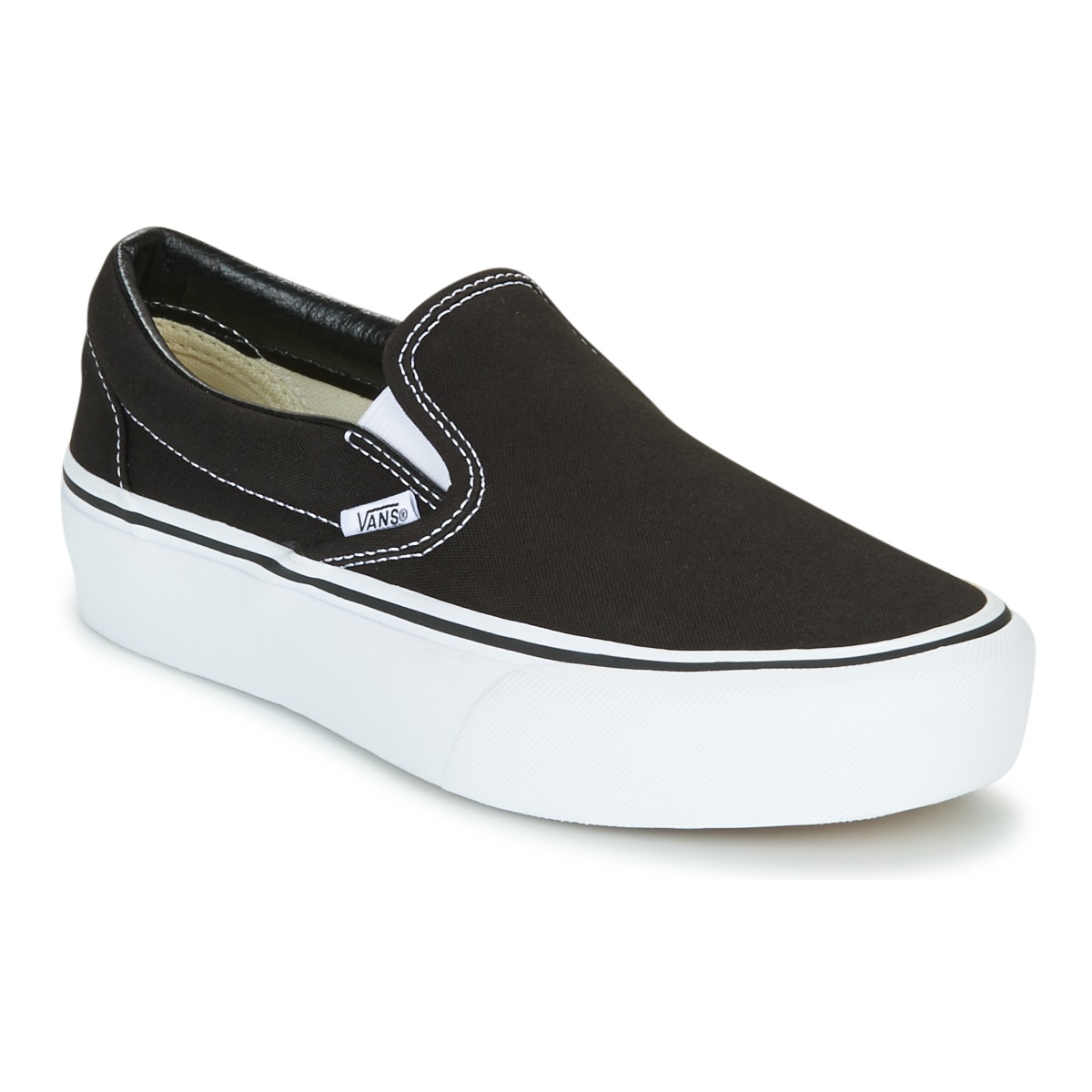 Shoes Women Slip-ons Vans Classic Slip-On Platform Black