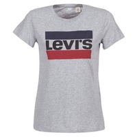 Clothing Women Short-sleeved t-shirts Levi's THE PERFECT TEE Grey