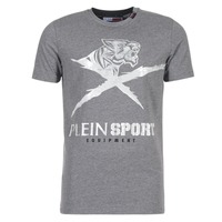 Clothing Men Short-sleeved t-shirts Philipp Plein Sport BORIS Grey / Silver
