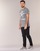 Clothing Men Short-sleeved t-shirts Philipp Plein Sport BORIS Grey / Silver