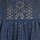 Clothing Women Short Dresses Manoush NEOPRENE Blue / Gold