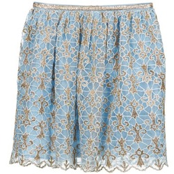 Clothing Women Skirts Manoush ARABESQUE Blue / Gold