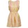 Clothing Women Short Dresses Manoush FLAMINGO Pink / Fluorescent / Yellow