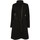 Clothing Women Trench coats Anastasia Womens Black Zip Belted Winter Coat Black