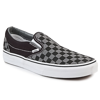 Shoes Men Slip-ons Vans Classic Slip-On Black / Grey