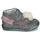 Shoes Girl Hi top trainers Catimini PEPITA Grey / Pink