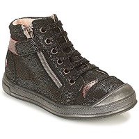 Shoes Girl Hi top trainers GBB DESTINY Black / Glitter