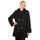 Clothing Women Coats De La Creme Wool Cashmere Winter Hooded Duffle Coat black