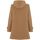 Clothing Women Coats De La Creme Wool Cashmere Winter Hooded Duffle Coat BEIGE