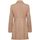 Clothing Women Coats Anastasia - Orange Womens Wool Winter 60`s Coat Beige