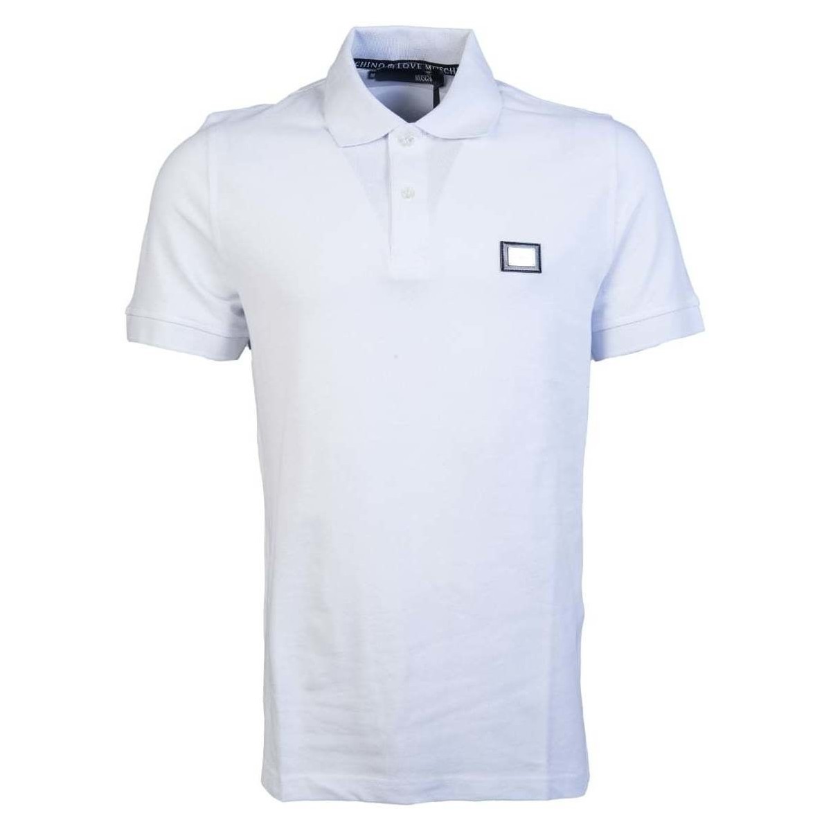 Clothing Men Short-sleeved polo shirts Moschino M830486E1786_a00white White