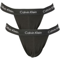 Underwear Men Underpants / Brief Calvin Klein Jeans 2 Pack Cotton Stretch Jockstrap black