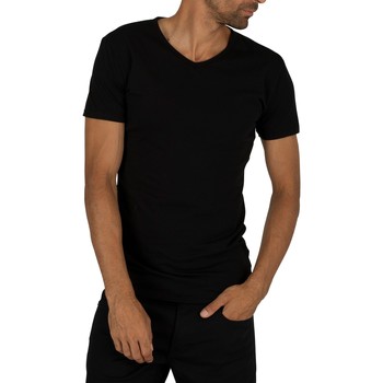 Tommy Hilfiger 3 Pack Premium Essentials V-Neck T-Shirts black