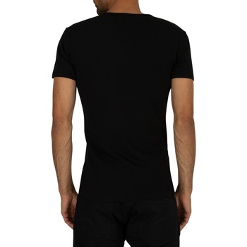 Tommy Hilfiger 3 Pack Premium Essentials V-Neck T-Shirts black