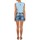 Clothing Women Tops / Sleeveless T-shirts Suncoo LANA White / Blue