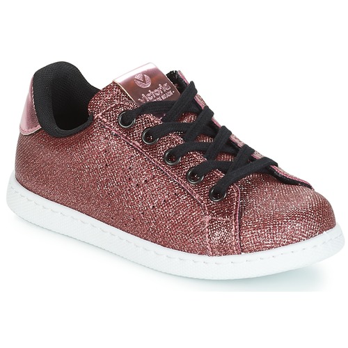 Shoes Girl Low top trainers Victoria DEPORTIVO METAL CREMALLERA Pink