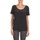 Clothing Women Short-sleeved t-shirts Calvin Klein Jeans WAGMAR SILK Black