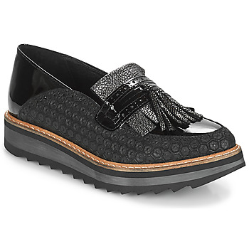 Shoes Women Loafers Regard RINOVI V2 COMET NERO Black